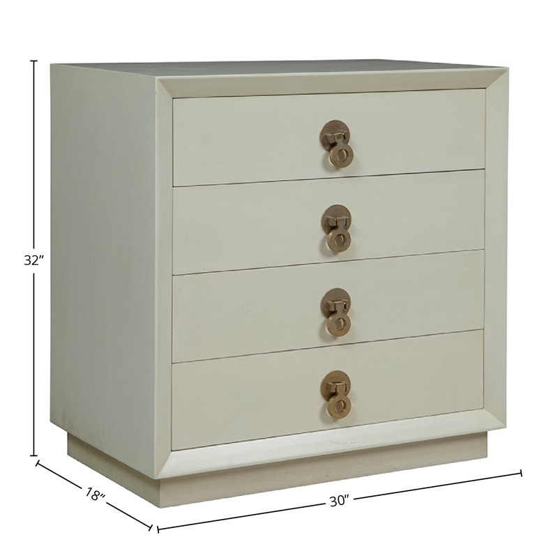 Challenger 4 - Drawer Dresser, White