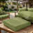 Outdoor Patio Replacement Seat Cushion Cover With Non-Slip Bottom-605175664-605175655-605175660