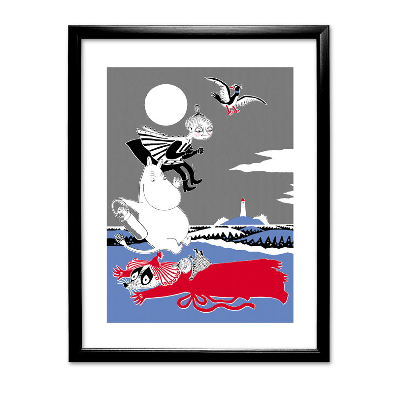 Tove Jansson - Single Picture Frame Print, Black