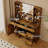Vanity Desk With Led Lighted Mirror,Makeup Vanity With 10 Led Lights & 5 Metal Sliding Drawers, 3 Color Brightness Adjustable, Vanity Table With 6 Open Shelves, Dressing Table-516147748