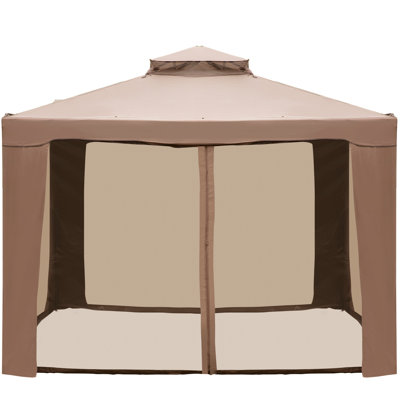 10 pi. x 10 pi Pavillon de jardin en métal