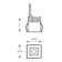 1 Light Single Microspot LED Recessed Down Light