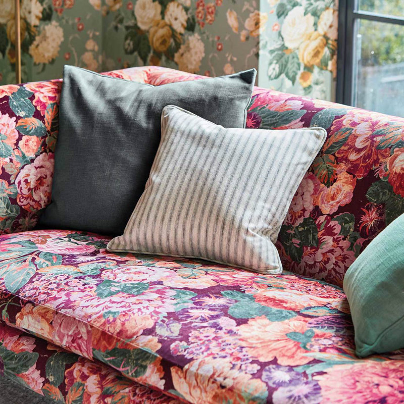 Very Rose and Peony Fabric, Multi