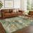 Machine Washable Indoor/Outdoor Wagenen ACN2368 Abstract Rug-650686130
