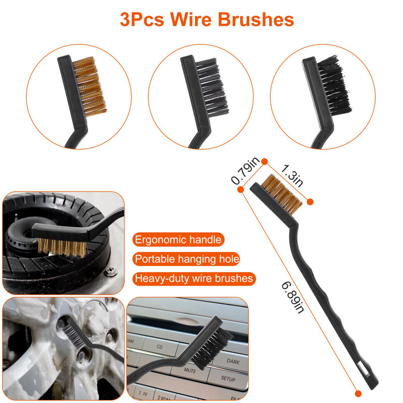 Drill Brush Attachments Set