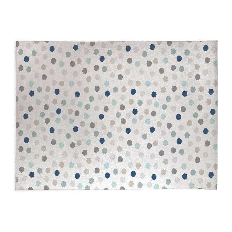 Tapis de jeu Always Polka Kids, Rectangle 4pi x 6 pi