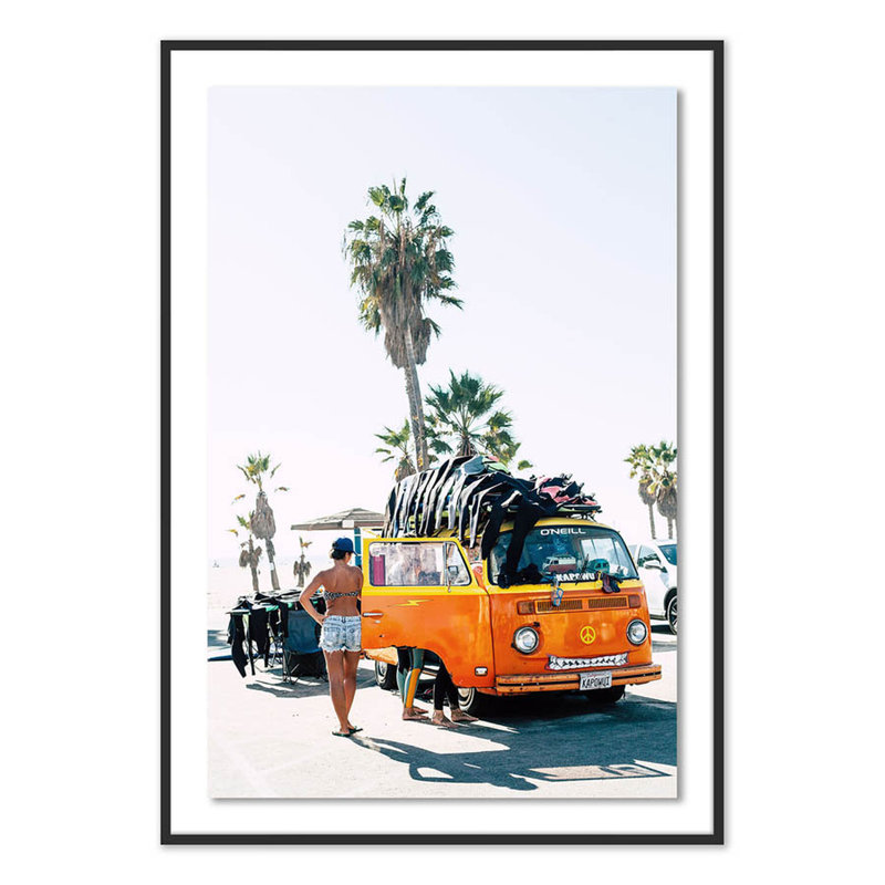 Beach Bum IV Print by Erica Singleton, Black, 60" H x 42" W x 2.5" D