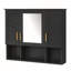 Armoire à pharmacie murale de 35 pouces avec tablettes réglables, portes à fermeture en douceur et miroir haute définition pour meuble-lavabo-1253682053