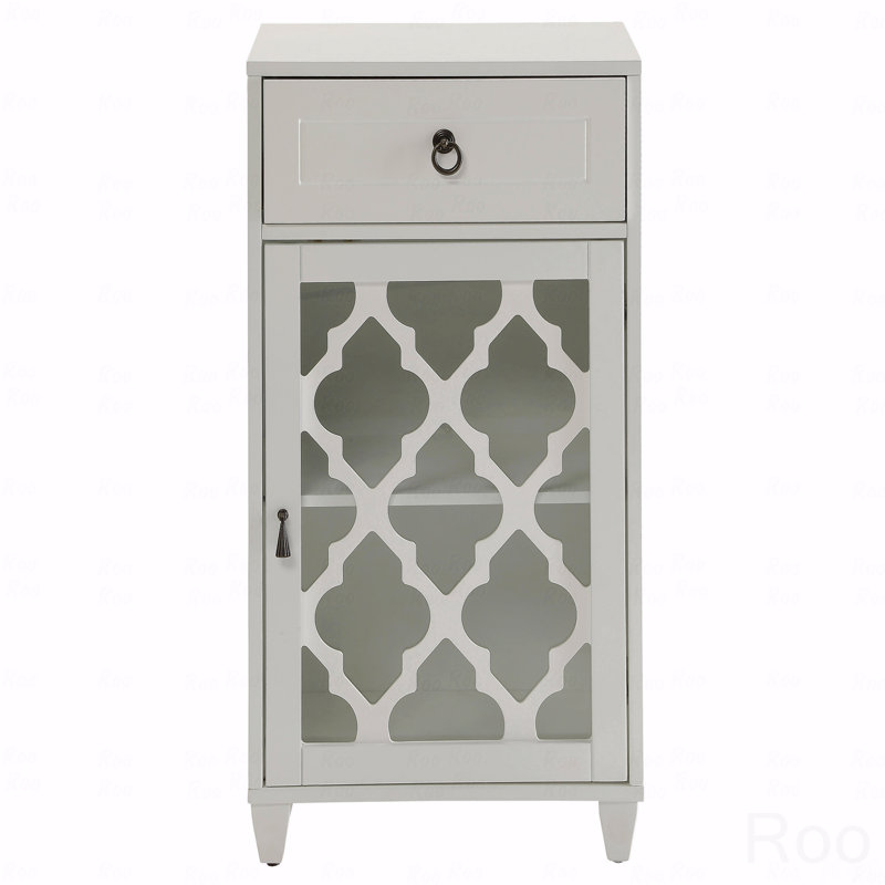 Table d'appoint avec tiroir et porte