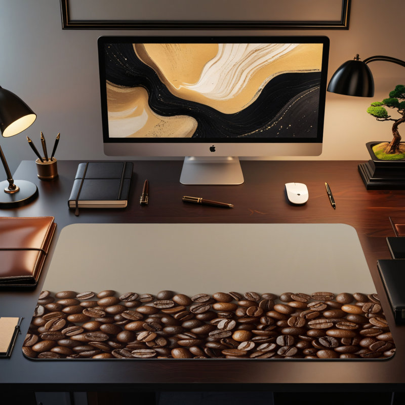 Polyester Desk Pad, 14.4x12.1