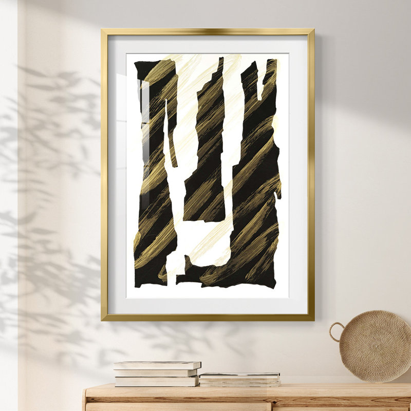 Onyx Obelisks I -Framed Print