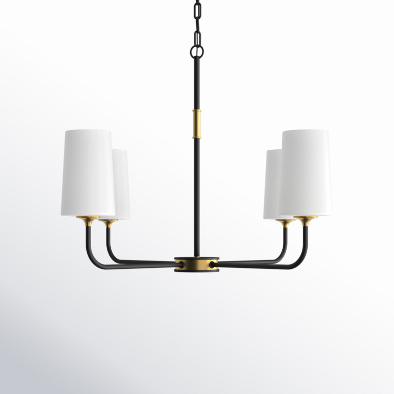 4 - Light Dimmable Classic / Traditional Chandelier, 97.25" H x 34" W x 34" D