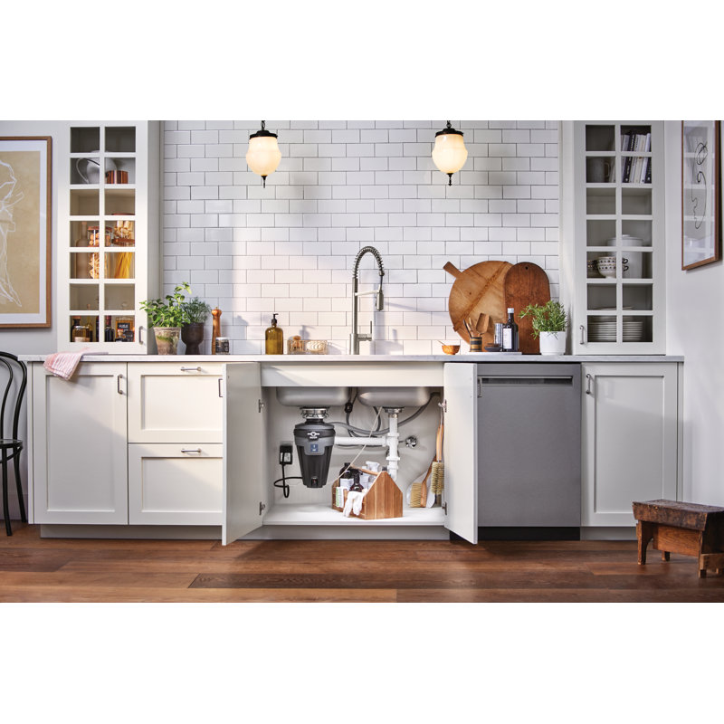 Moen Chef 1 Hp Continuous Feed Lighted Garbage Disposal With Sound Reduction, Power Cord Included