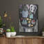 Luxe et art floral «Fruit and Flowers On Black Table» «Fruit and Flowers On Black Table» par Holly Wojhan-922831974