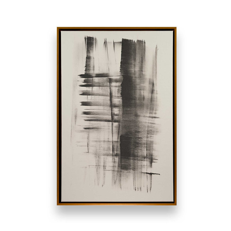 Impression sur toile Hazy Shade Whimsy Iii, Cadre doré poli, H 18,75 po x l 12,75 po x P 1,75 po