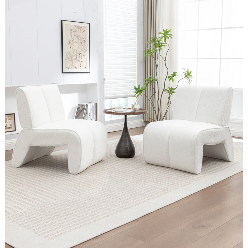 Chaise d'appoint Mathias, White