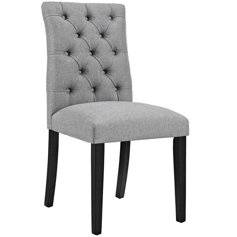 Chaise de salle à manger Copper Grove Trilj, Gris clair