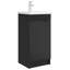 Single Bathroom Vanity with Ceramic Basin-148162285