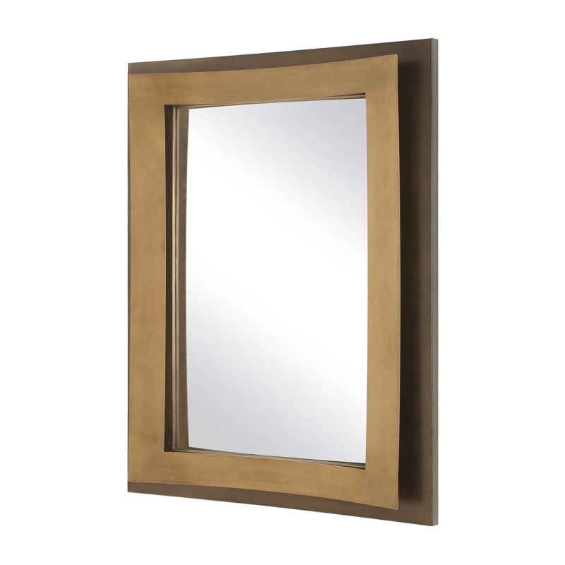 Uttermost Around The Bend Golden Bronze Mirror