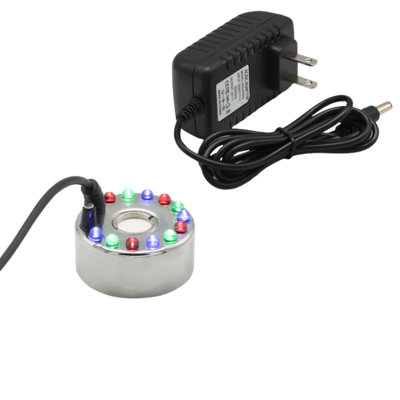 Brumisateur de brumisateur de brume à ultrasons avec brumisateur à eau et brumisateur à air avec 12 lumières DEL