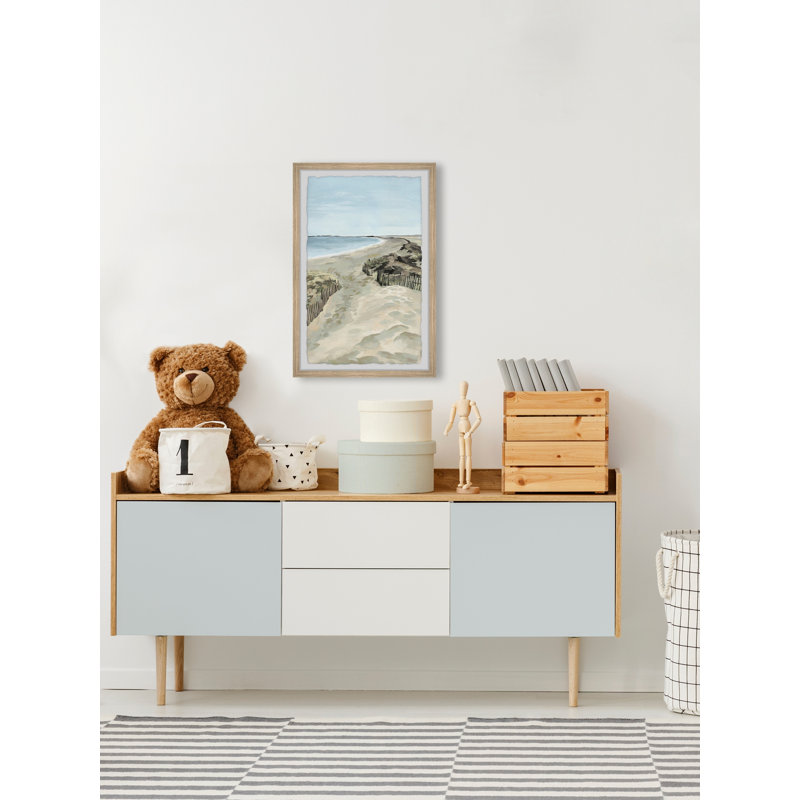 Tranquil Coastline - Single Picture Frame Painting, 61 cm H x 41 cm W
