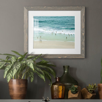 Paradise Beach par J Paul - reproduction de photo sur papier encadrée