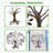 Metal Wall Art For Living Room Home Decor Colorful Leaves Wall Sculpture Tree Of Life Handcrafted Wall Decor Hangings For Outdoor Indoor(25.5" W * 24.8" H)