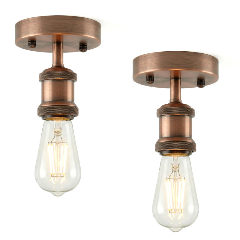 Semi Flush Mount, Copper