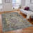 Alyssa Transitional Bordered Durable Performance Multicolor Area Rug-68029744