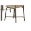 Ensemble de table de salle à manger 5 pièces Janice, plateau rectangulaire, 4 chaises, métal