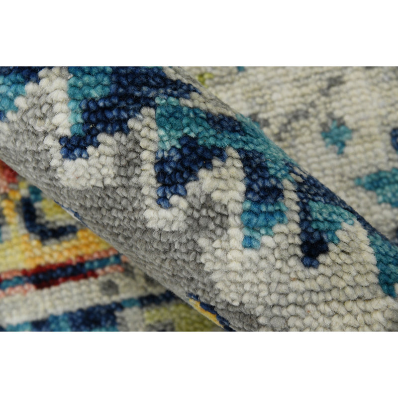 Wool Geometric Indoor Rug, Rectangle 8' x 10'
