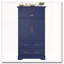 Armoire de rangement 72,6 po, 4 portes avec plateaux coulissants, tiroirs et rangement pour moule à gâteau-1710174107