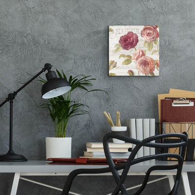 «French Roses 5» par Danhui Nai, art mural en verre acrylique