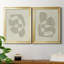 «Soft Shape I», ensemble de 2 peintures sur toile encadrées-312079149-312079148