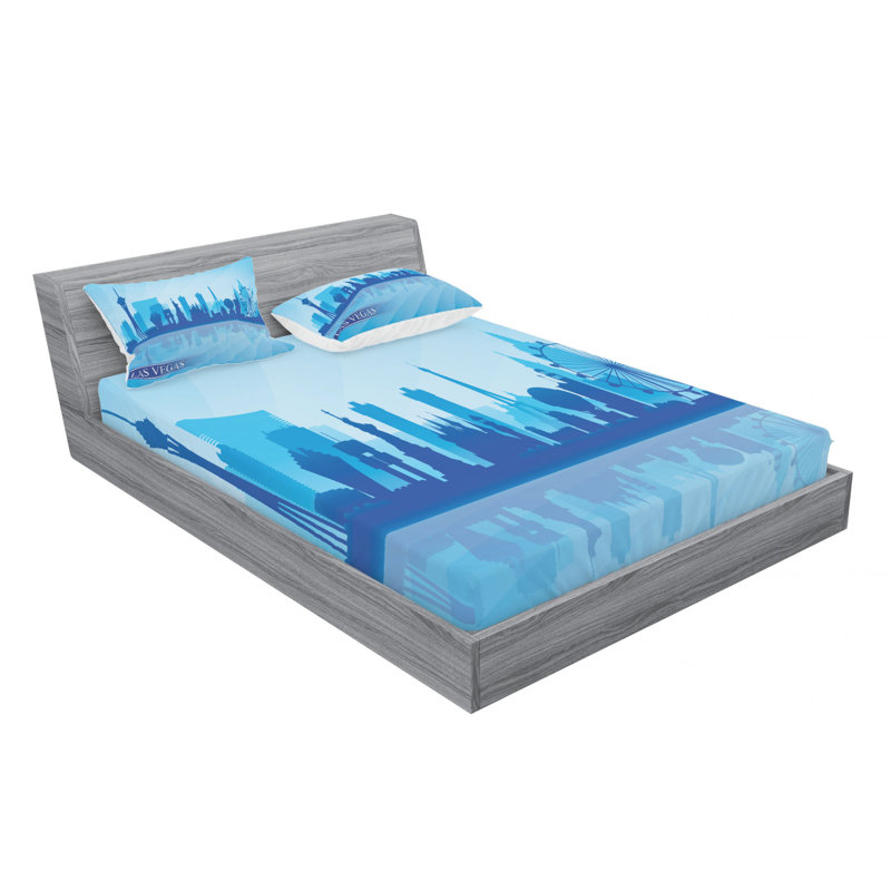 Microfiber Sheet Set, Full Sheet Set with Fitted Sheet