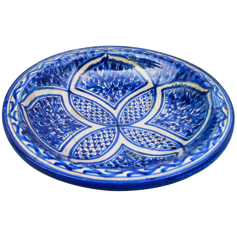 Moorish Handmade Ceramic Decorative Plate