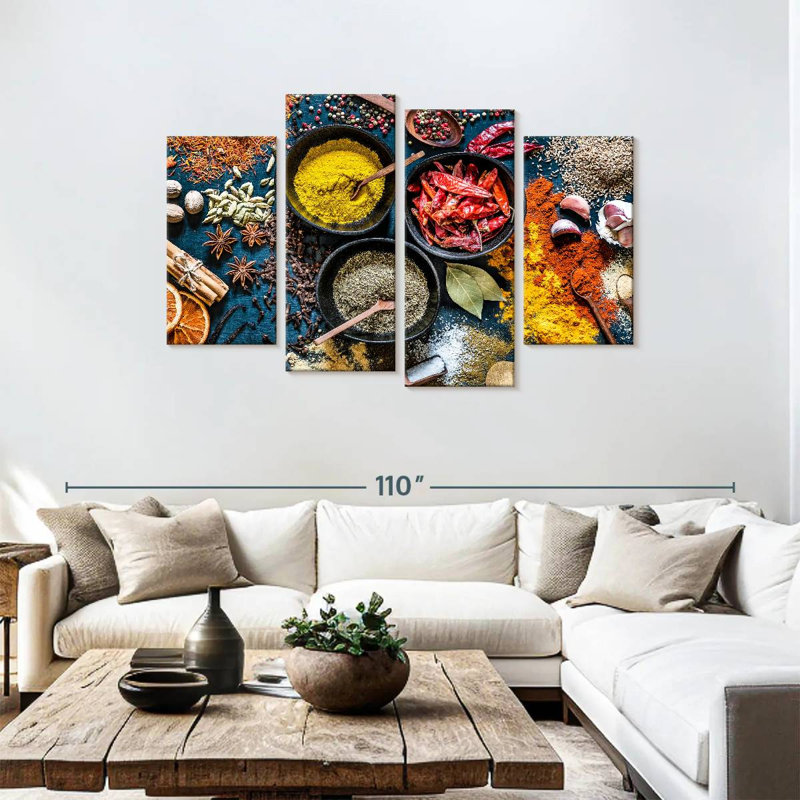 Yarlin Spice Medley, 48" H x 75" W
