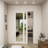 80" Mirrored Closet Sliding Doors with Hardware Kit-100782245