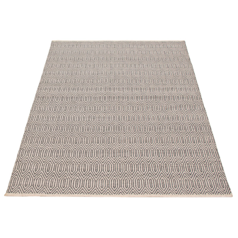 Kilim gris Nevada 5 pi 1 po x 7 pi 5 po