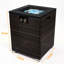 Colonne de foyer d'extérieur 40000 BTU, pare-brise, pare-vent en verre, housse de pluie et couvercle en acier au propane avec brûleur en acier inoxydable-237296932