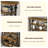 Modern Solid Wood Curio Cabinet