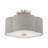 Livinia Fabric Semi Flush Mount
