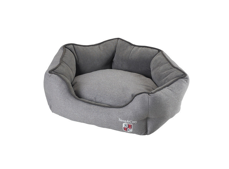 Bolster Pet Bed, 21cm H x 63cm W x 56cm D