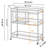 Stylish Rolling Bar Cart for Home: 3-Tier Mirrored Shelves for Liquor and Wine-1083806840-1083806726