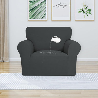100% Dual Waterproof Couch Cover Slipcovers For Couches And Sofas - Stretch Non Slip Sofa Covers Washable, Leakproof Furniture Protector For Kids, Pets, Dog (Sofa)