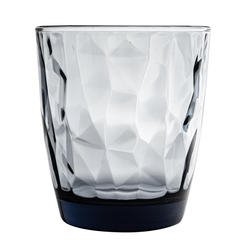 Diamond Water Glasses, Blue, 12