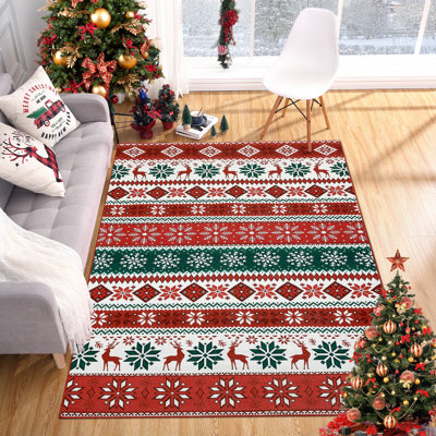 Tapis décoratif de Noël pour salle à manger