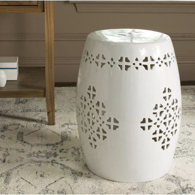 Tabouret de jardin en céramique Iowa Park