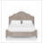 Queen Panel Bed in Sand Finish With Transitional Casual Design