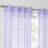 Eclipse Starlight Light Up Sheer Hookless Grommet Curtain, Curtain Lights with Remote Control, Bedroom Curtain, Room Divider or Outdoor Patio, 1 Panel, 63 In Long x 52 In Wide Curtain, Purple-92565252-92565250
